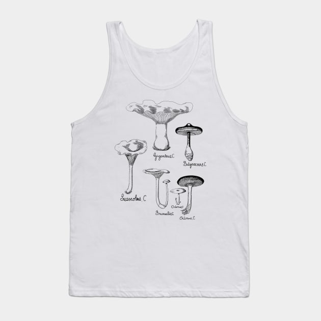 Wild Mushroom | For Fungi Foraging Fungiphiles Tank Top by encycloart